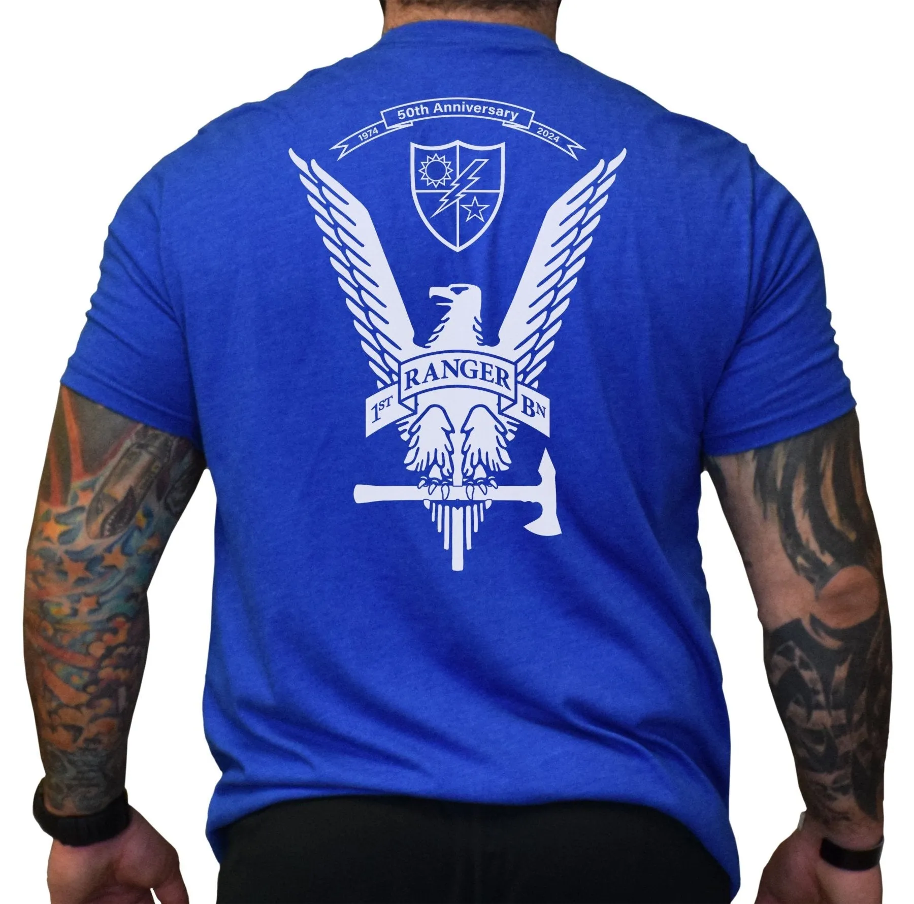 1st Batt 50th Anniversary Tomahawk Eagle Shirt