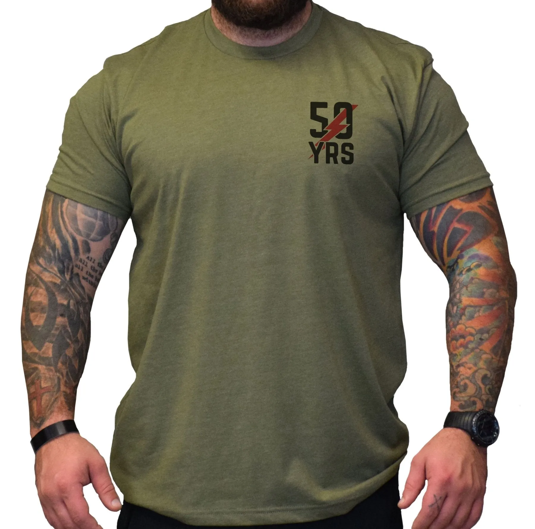 1st Batt 50th Anniversary Tomahawk Eagle Shirt