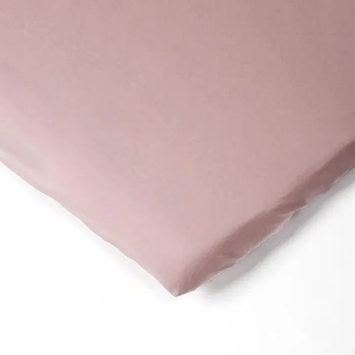 7 Piece Cot Bedding Set - Dusty Pink