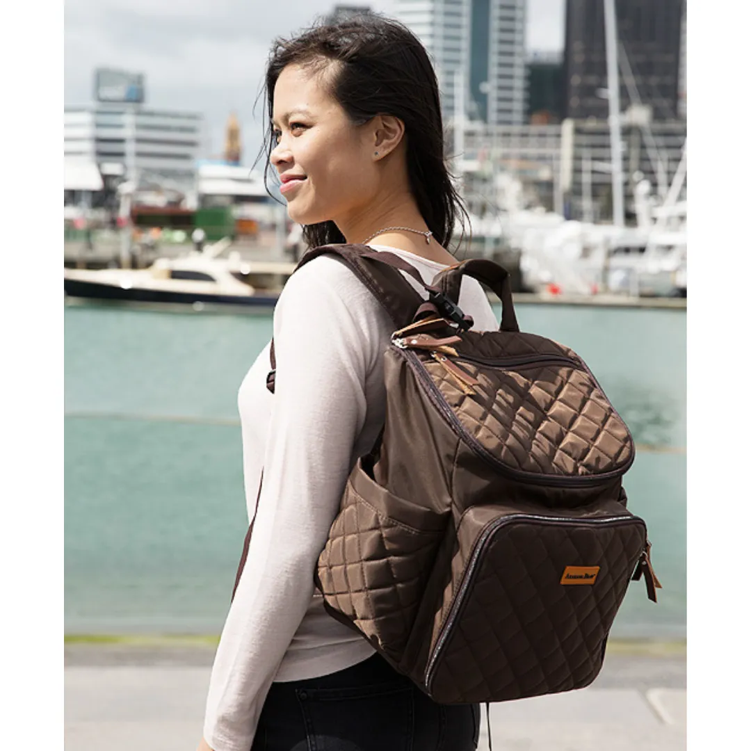 Akarana Baby Atamai Diaper Backpack - Brown