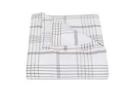 August Plaid Sable Bedding by Matouk | Schumacher