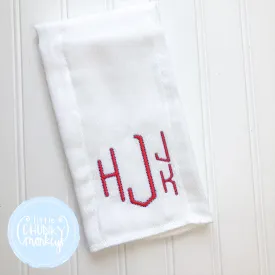 Baby Burp Cloth with Personalization