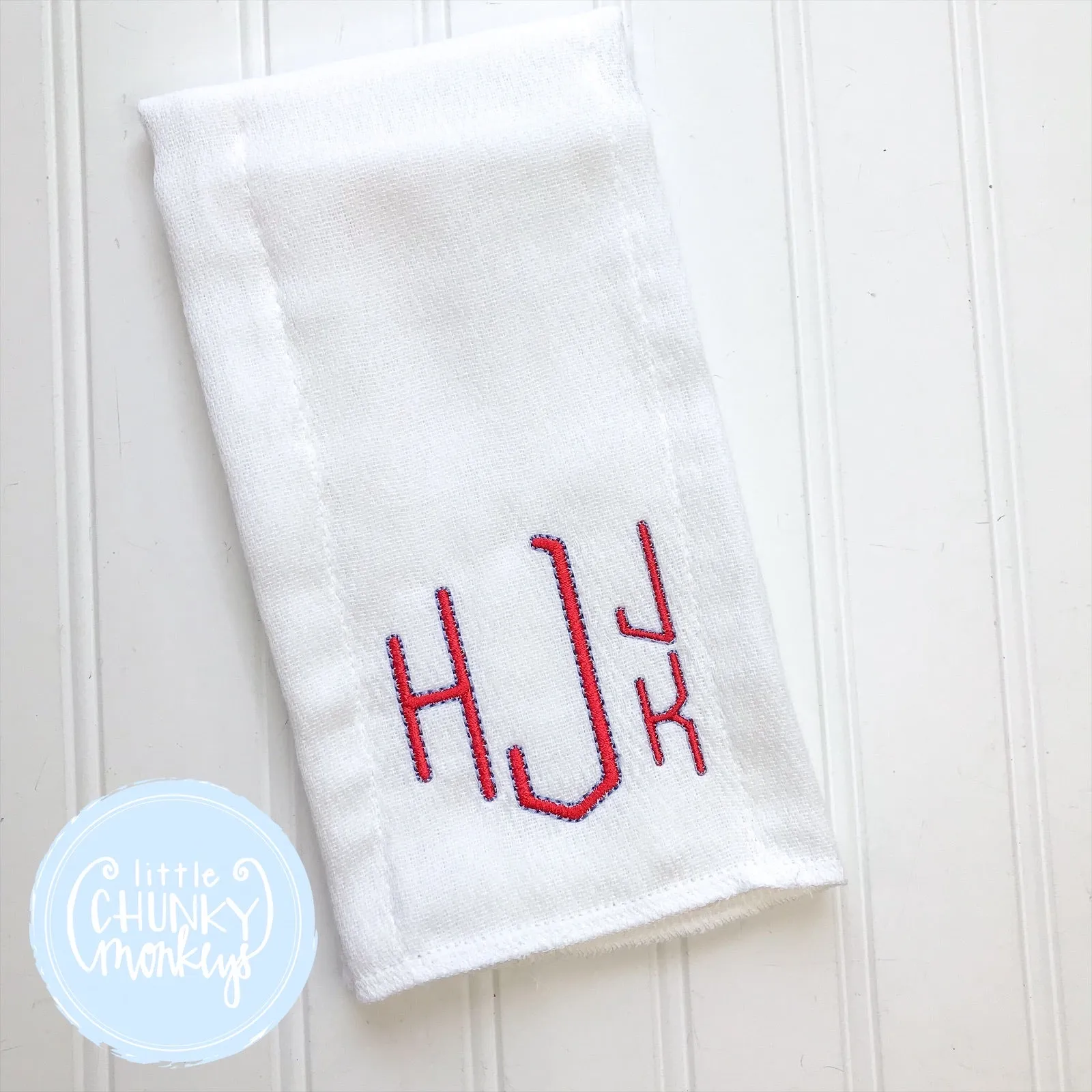 Baby Burp Cloth with Personalization