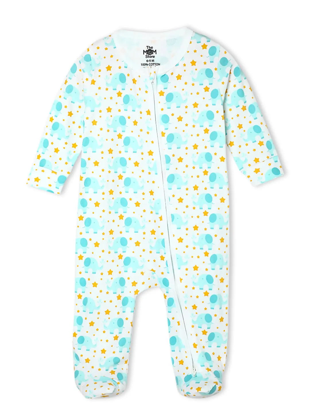 Baby Zipper Romper Combo of 2: Elephantastic-Berry Bites