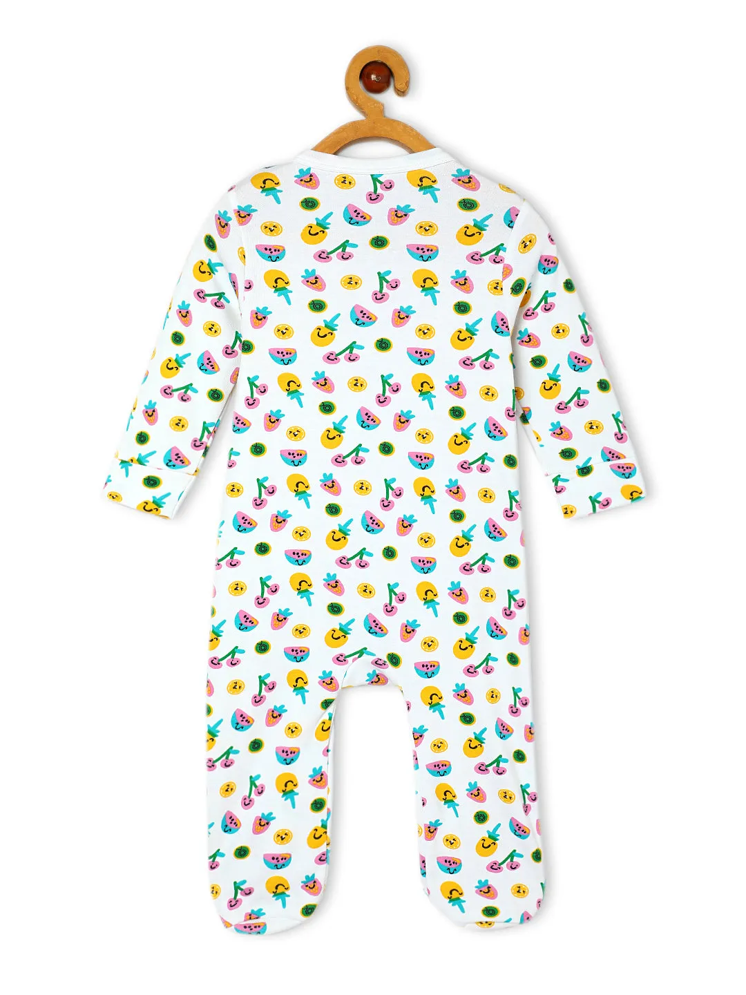 Baby Zipper Romper Combo of 2: Elephantastic-Berry Bites