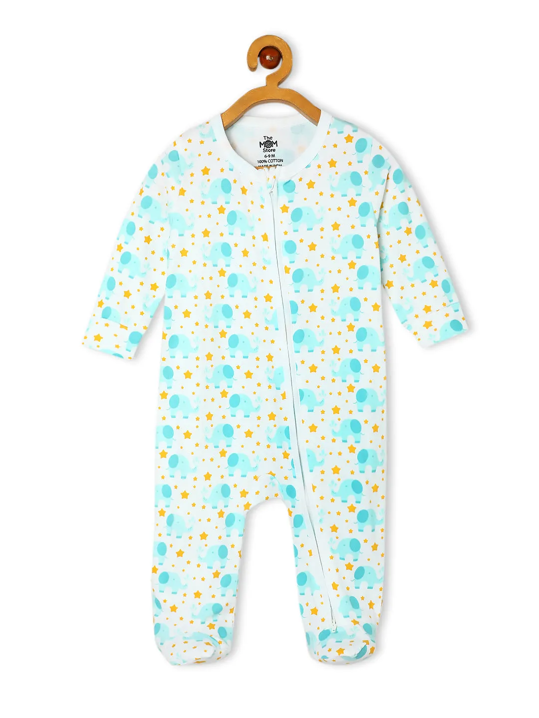 Baby Zipper Romper Combo of 2: Elephantastic-Berry Bites