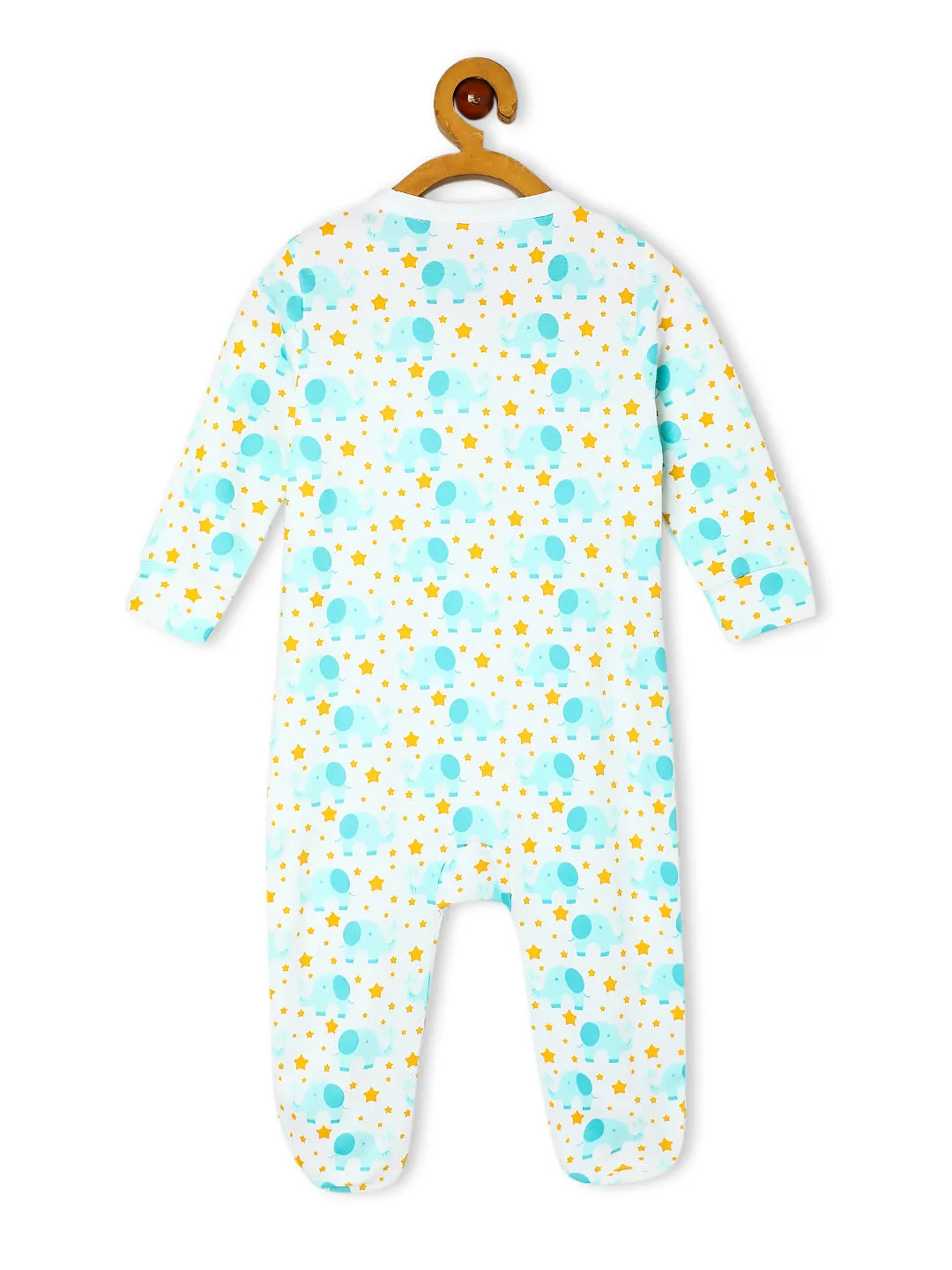 Baby Zipper Romper Combo of 2: Elephantastic-Berry Bites