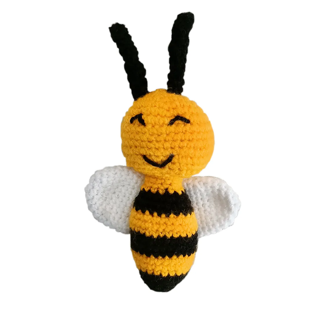 Babymoon (17 Cm) Handmade Knitted Stuffed Baby Kids Photography Shoot Props Organic Toys - Honey Bee