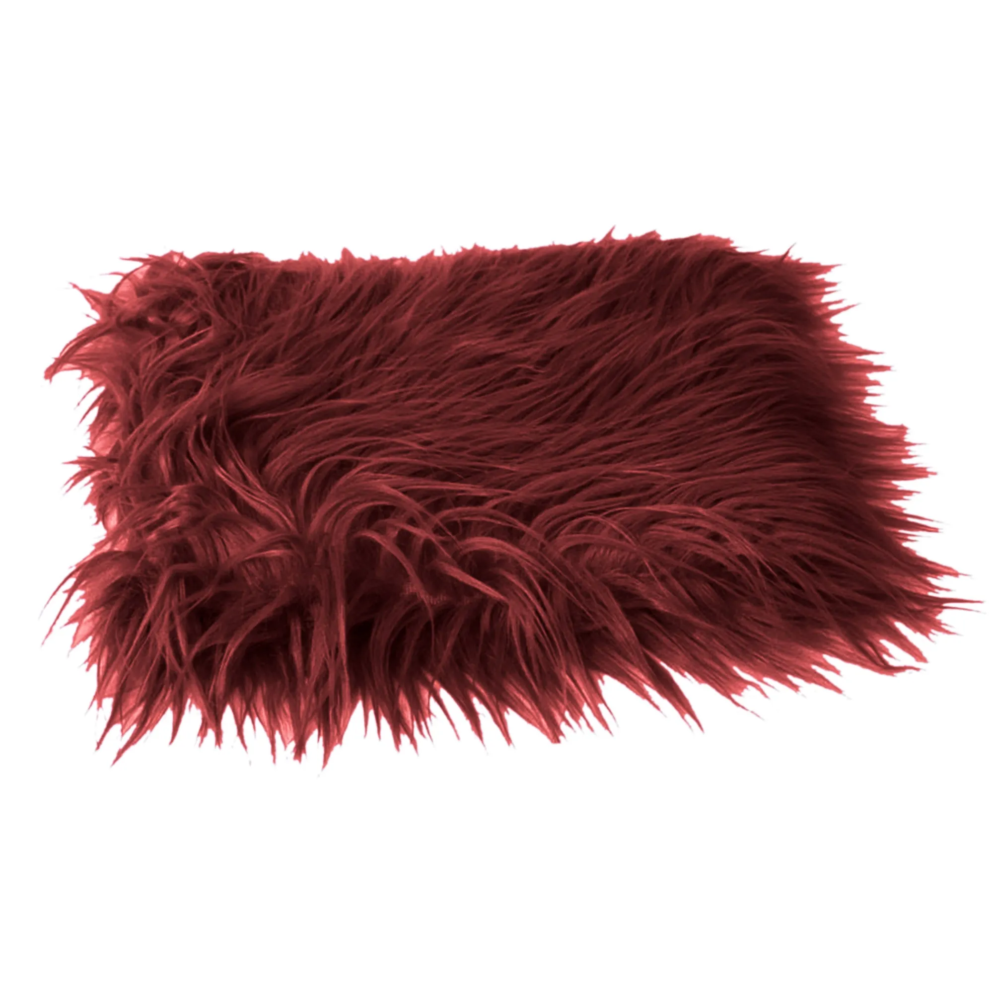 Babymoon Baby Kids Photoshoot Fur Blanket Props | Maroon