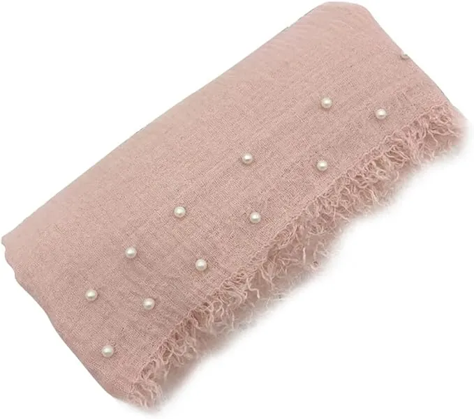 Babymoon Pearl Wrap Stretchable Baby Photography Shoot Wrap Cloth-Pink