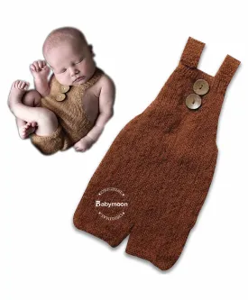 Babymoon Romper Outfit Photography Costume - Brown