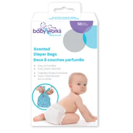 Babyworks - Disposable Scented Diaper Bags -50pk