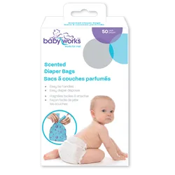 Babyworks - Disposable Scented Diaper Bags -50pk