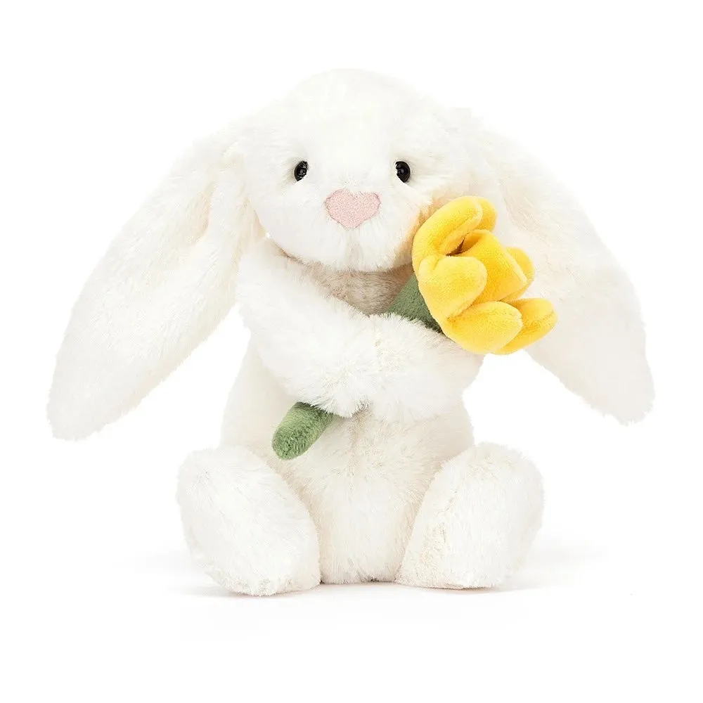 Bashful Bunny With Daffodil