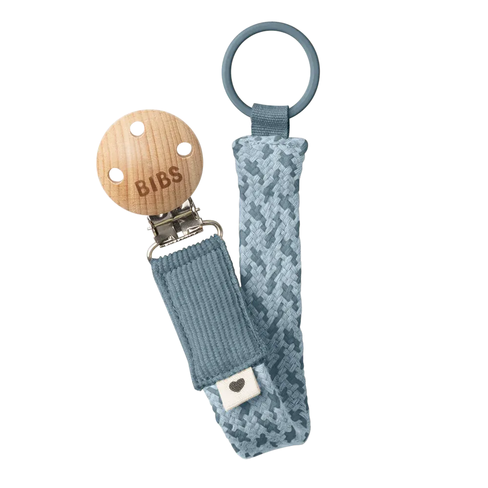 Bibs - Dummy Clip, Blue