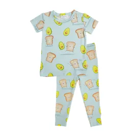 Blue Avocado Toast Loungewear Set