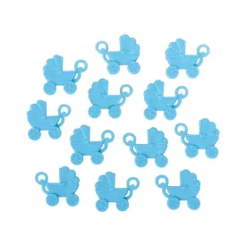 Blue Baby Shower Carriage Favours -12 Pkt