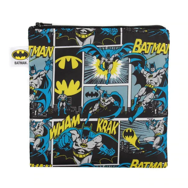 Bumkins Reusable LARGE Snack/Sandwich Bag - Batman