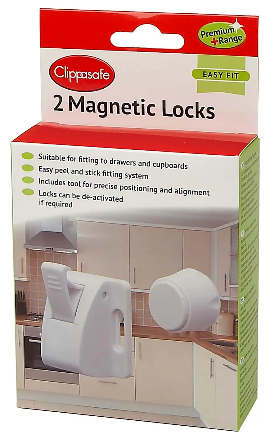 Clippasafe Magnetic Locks Pack of Two Premium   Range