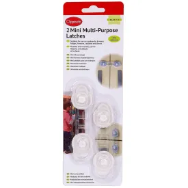 Clippasafe Mini Multi-Purpose Latches Pack of two