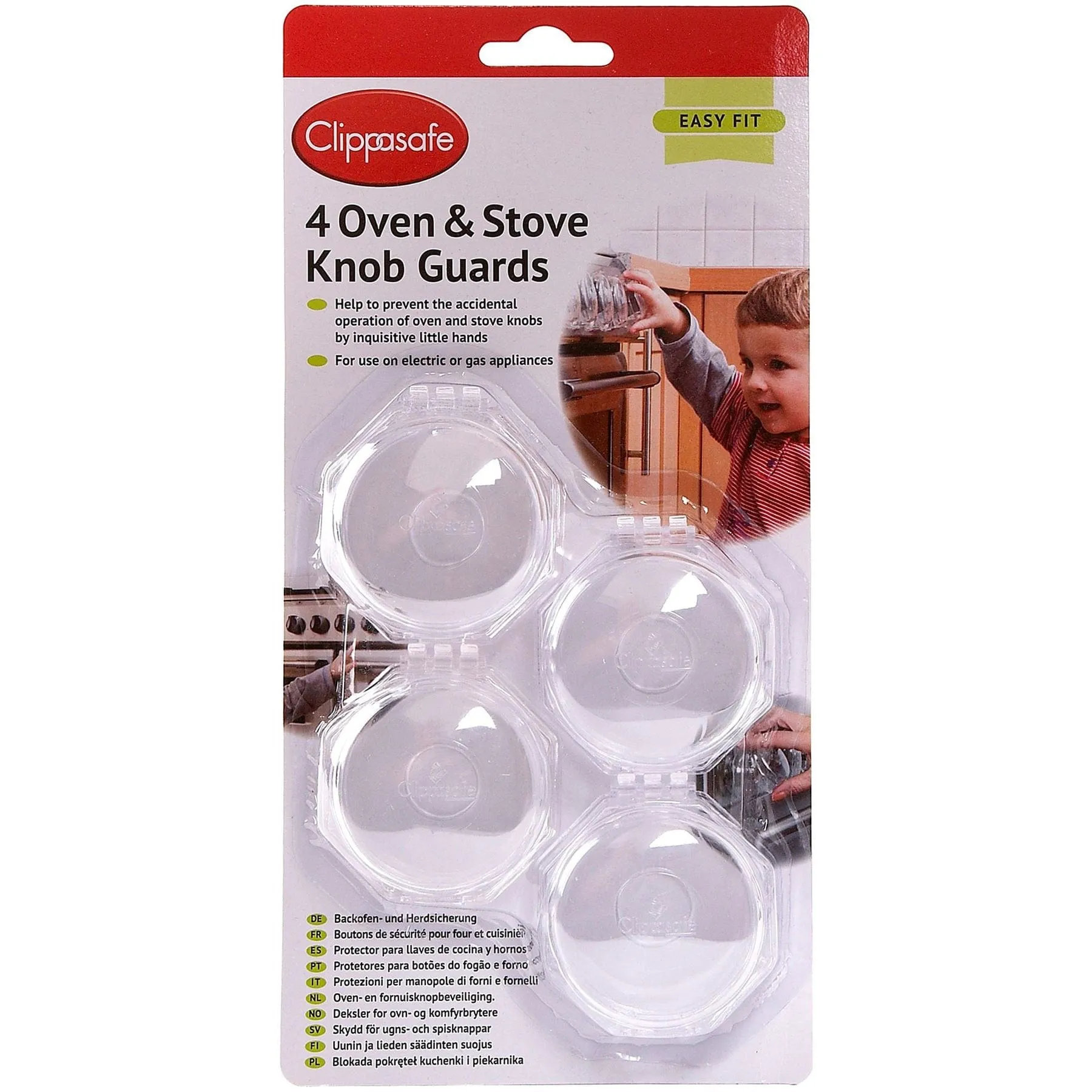 Clippasafe Oven Knob Guards Pack of Four