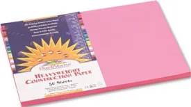 Construction Paper 58 Lbs. 12 X 18 Pink 50 Sheets/Pack