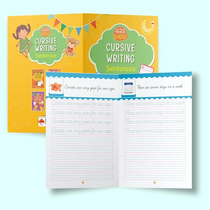 Cursive Writing Books (Set of 5 Books) - Handwriting Practice Books