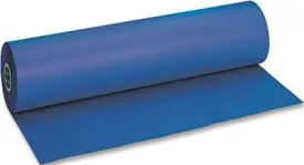 Decorol Flame Retardant Art Rolls 76 Lbs. 36 Inch  X 1000 Ft Sapphire Blue