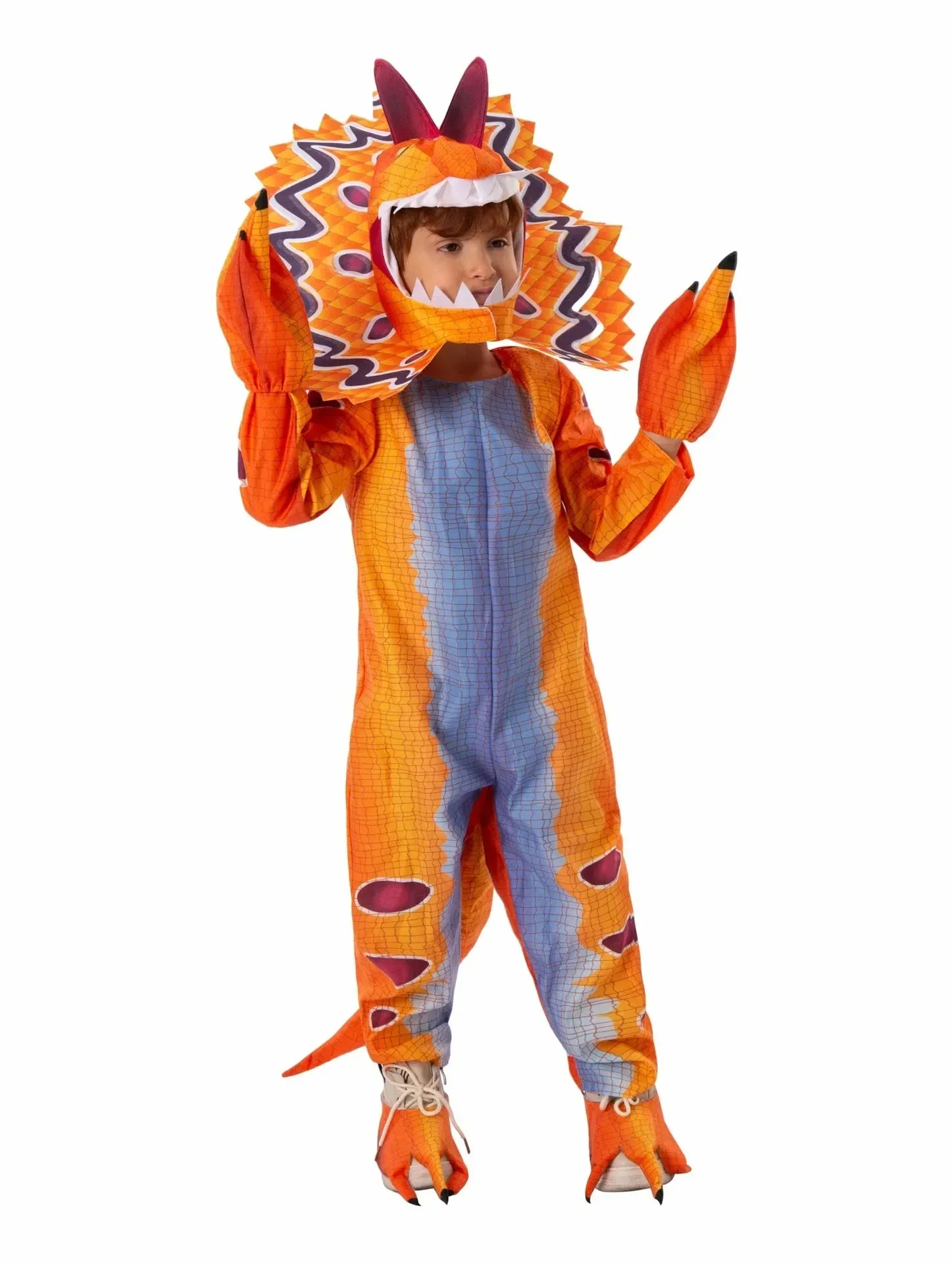 Dinosaur Kid Triceratops Party Game Dino Costumes