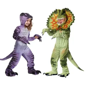 Dinosaur Kid Triceratops Party Game Dino Costumes