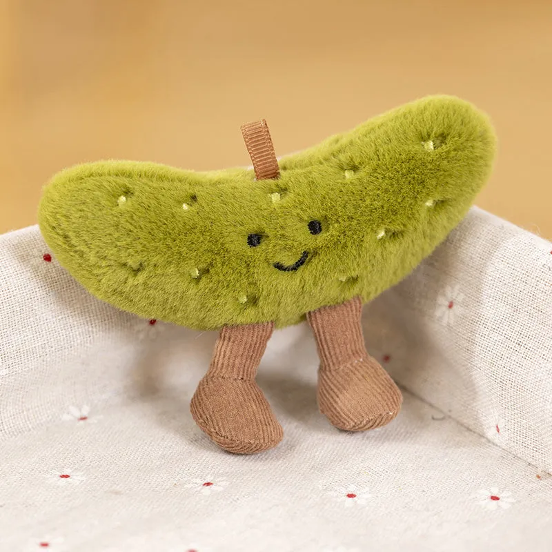 ELAINREN Cute Potato and Cucumber Stuffed Food Toy Kawaii Potato Plush Squishy Food Cucumber Pillow/26cm