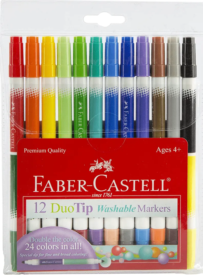 Faber-Castell Duo Tip Washable Markers