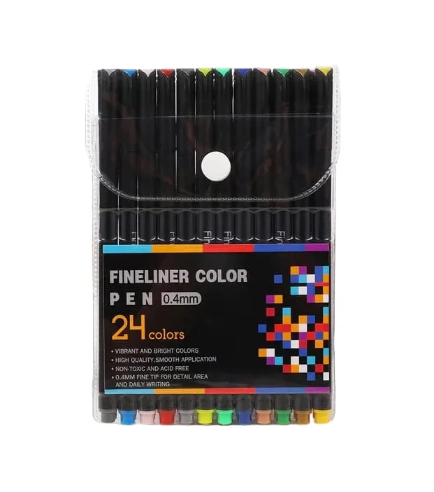 Fineliner Color Pens - 24pack