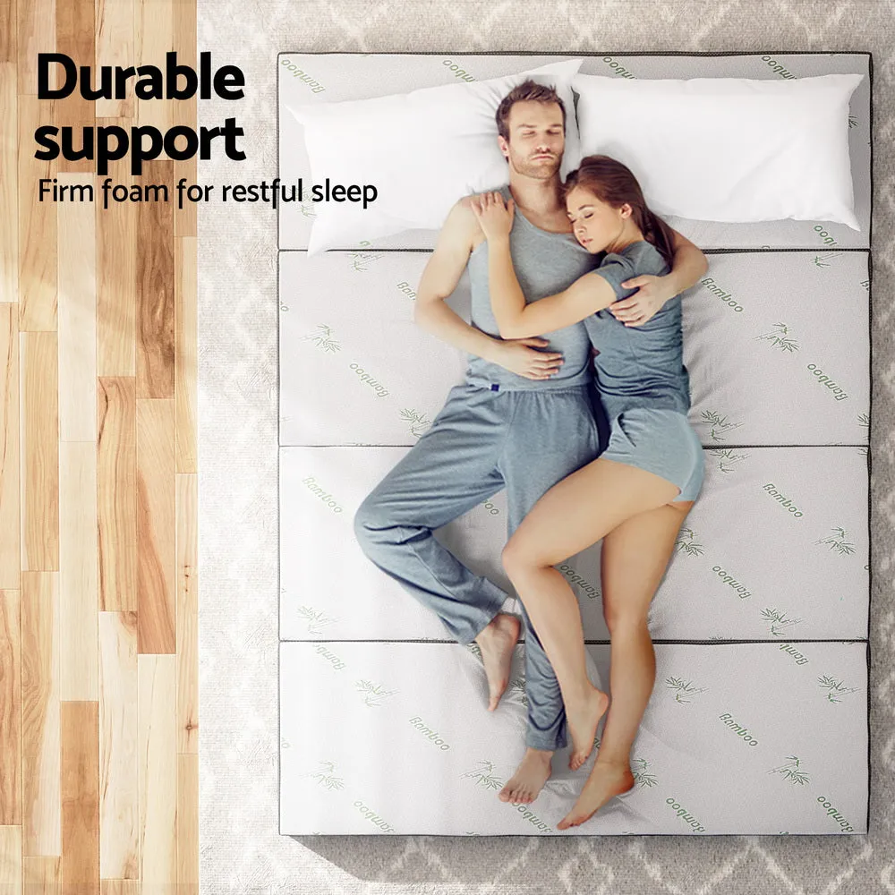 Foldable High-Density Foam Queen Mattress Bamboo - Giselle