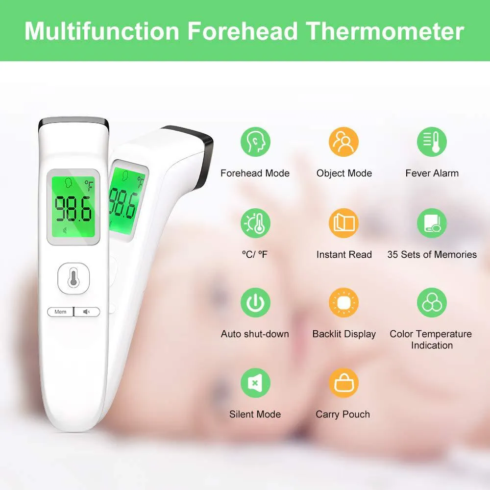 Forehead Thermometer Non-Contact Infrared Thermometer FC-IR200