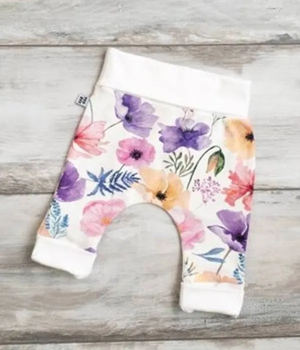 Girl's Cotton Leggings - Meadow