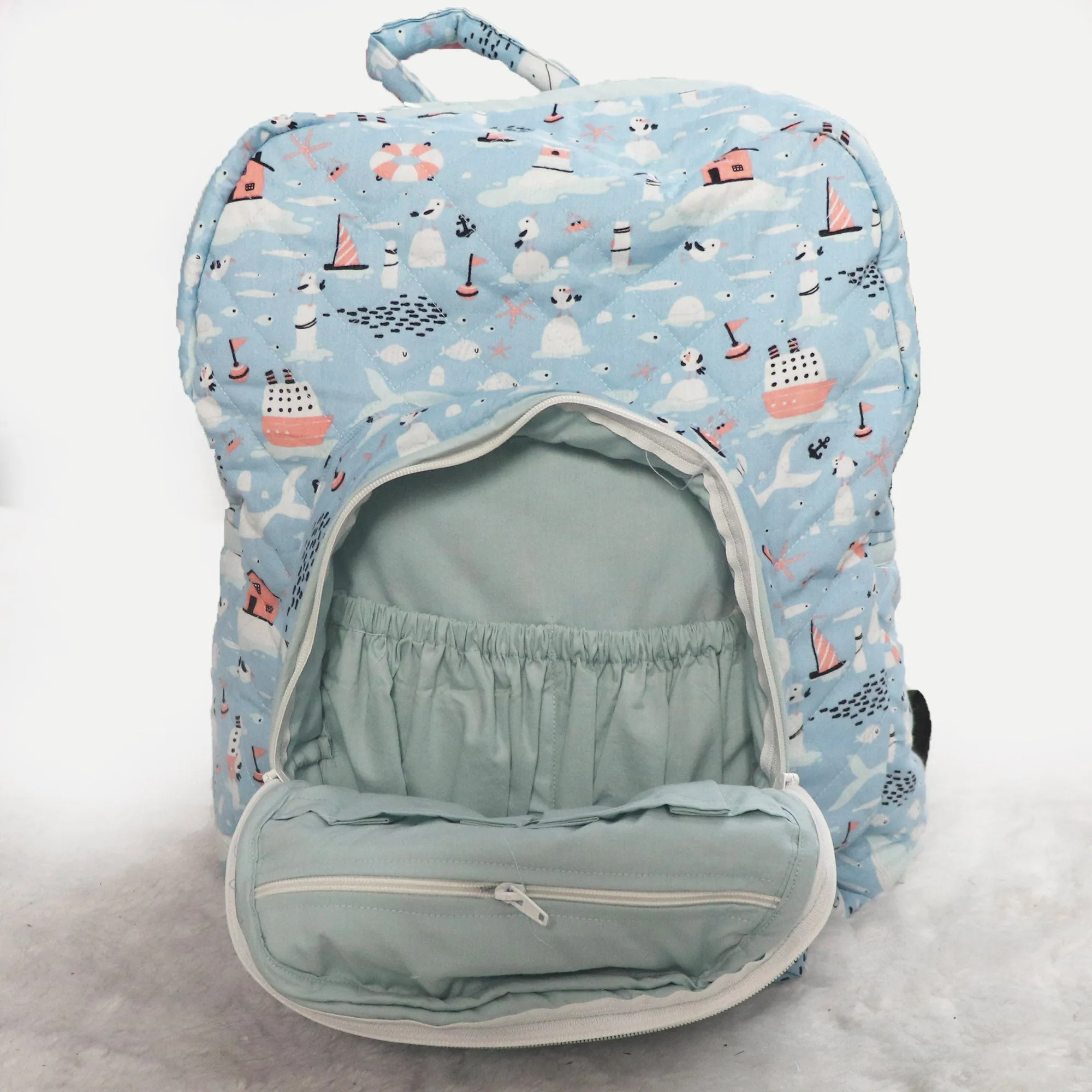 Happy Whale Cloth Diaper Bag for Baby