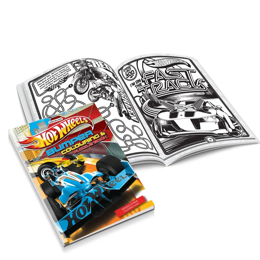 Hot Wheels Colouring and Activity Books Pack ( A Pack of 4 Books)