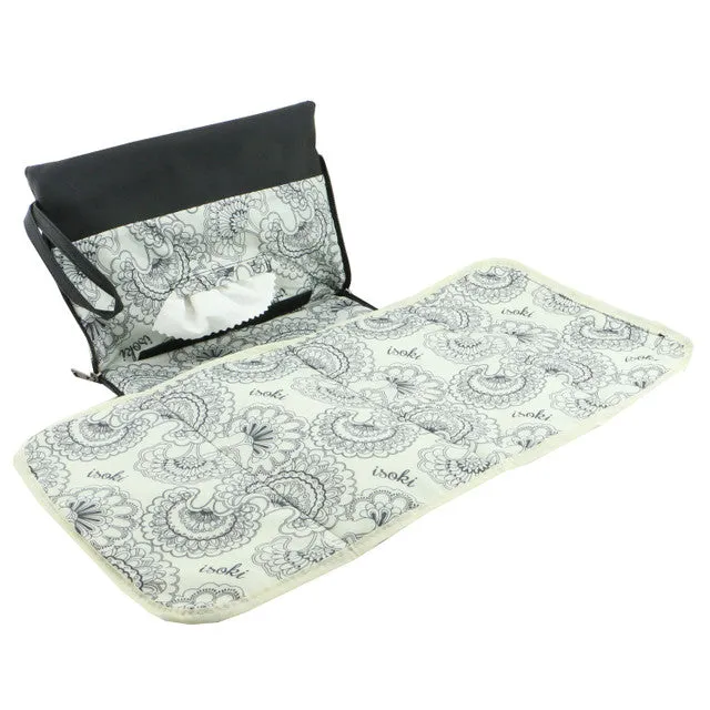 Isoki Windsor Change Mat Clutch Changing Mat | Onyx Black