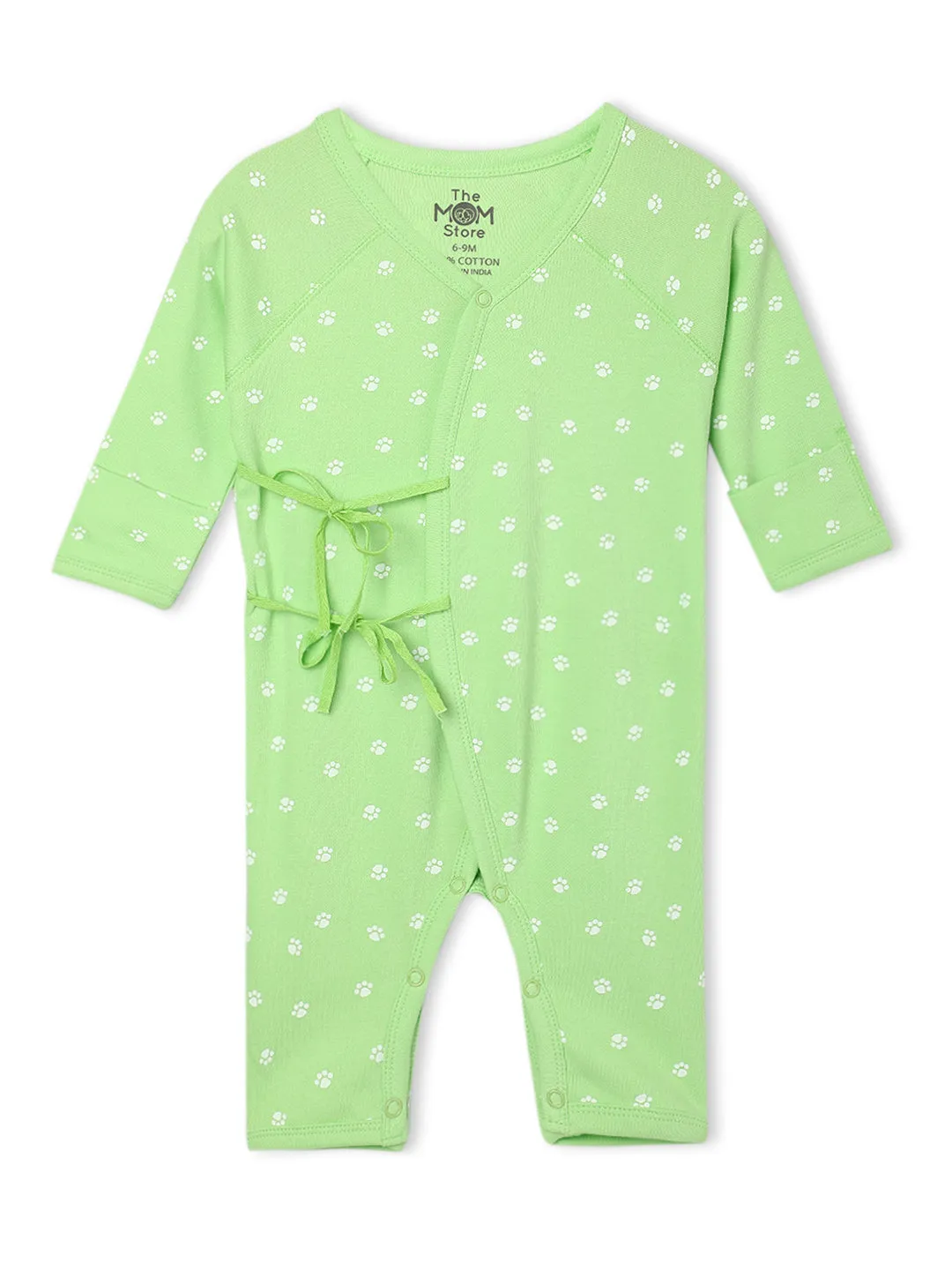 Jabla Infant Romper Combo Of 3: Dinos On The Round- Foxier Than The Fox-Staying Pawsitive