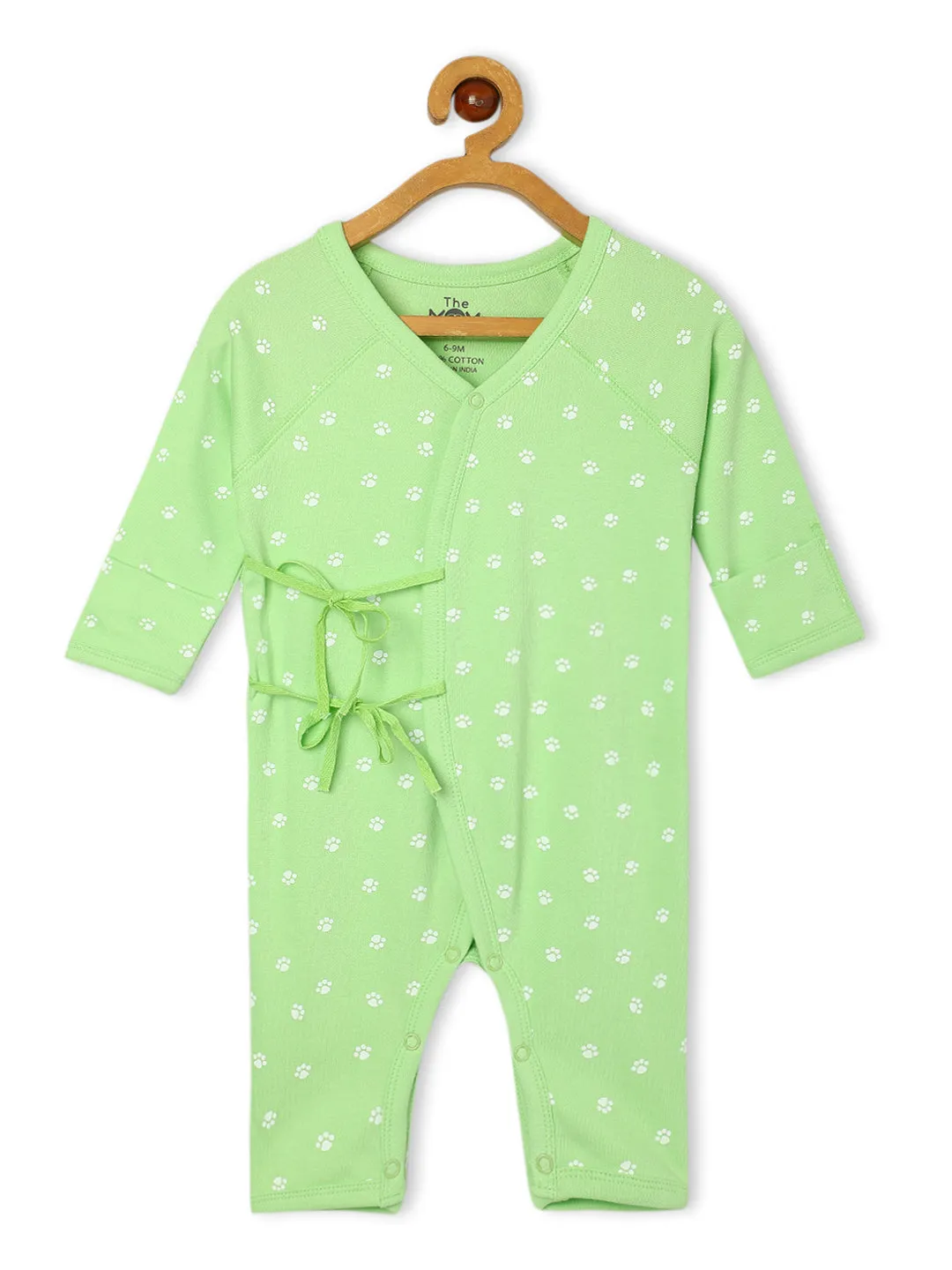 Jabla Infant Romper Combo Of 3: Dinos On The Round- Foxier Than The Fox-Staying Pawsitive