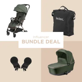 Leclercbaby Bundle Deal Influencer Army Green (Stroller   Bassinet)