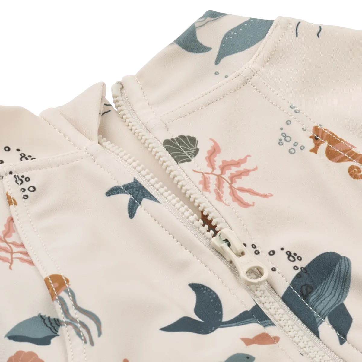 Liewood Maxime Baby Swimsuit with Longsleeve | Sea Creature /Sandy