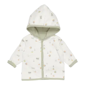 Little Dutch Baby Jacket Reversible | Sailors Bay White /Olive