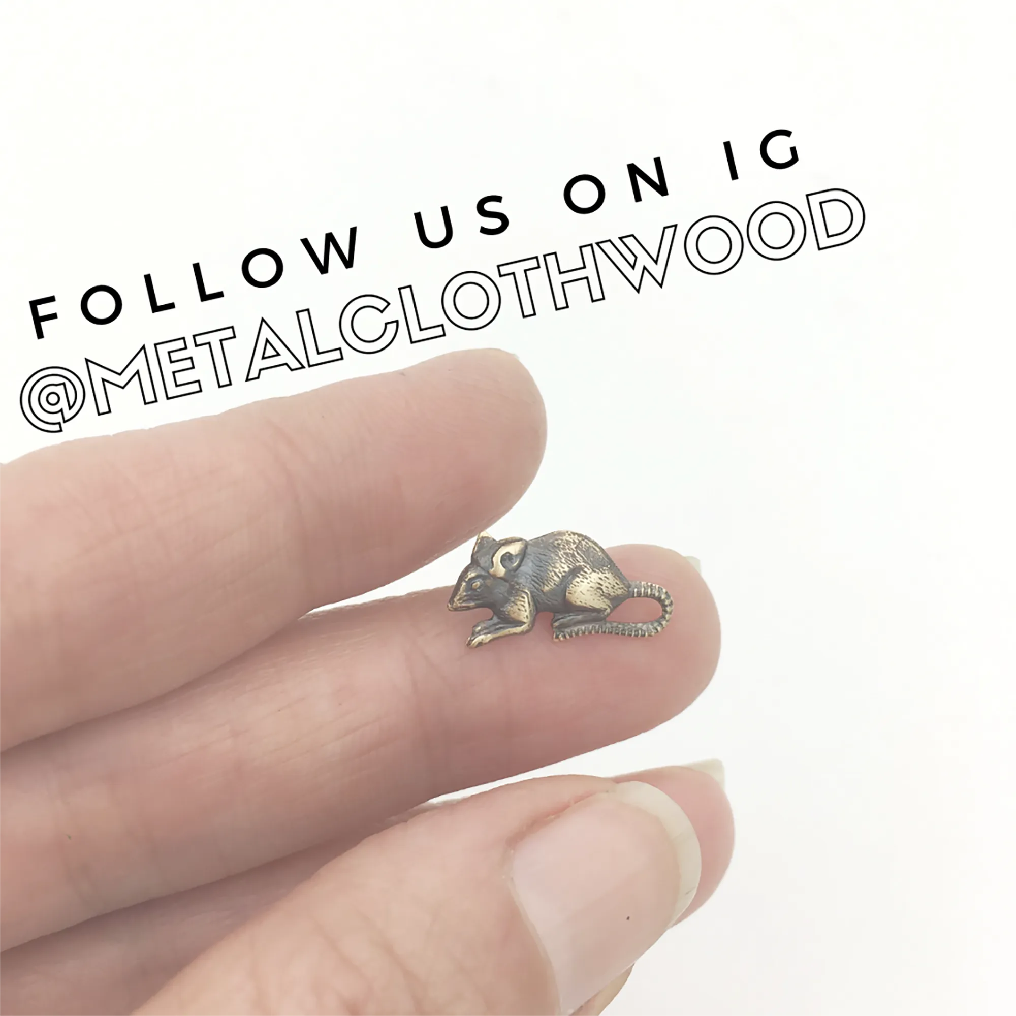 Mismatched Handmade Sterling Silver Isopod Stud Earrings — Also Available in Brass or Bronze!