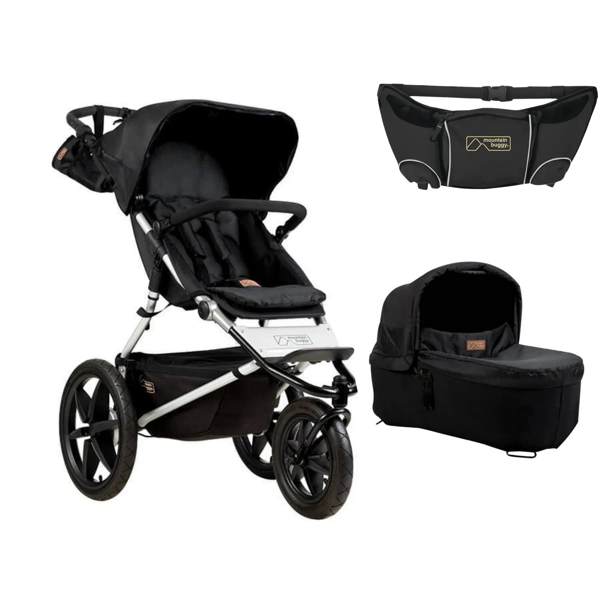 Mountain Buggy Terrain   Carry Cot FREE buggy pouch