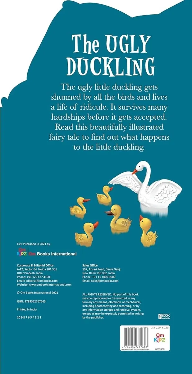 Om Books International Cutout Books: The Ugly Duckling (Fairytales)