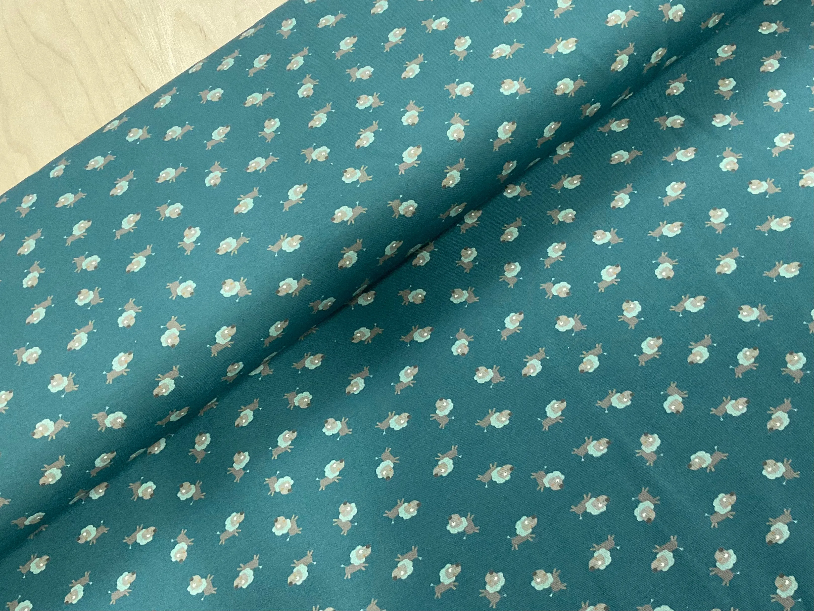 Poodles Cotton Jersey Fabric