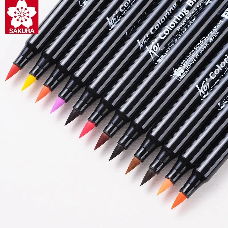 Sakura Koi Coloring Brush Pen Marker Set