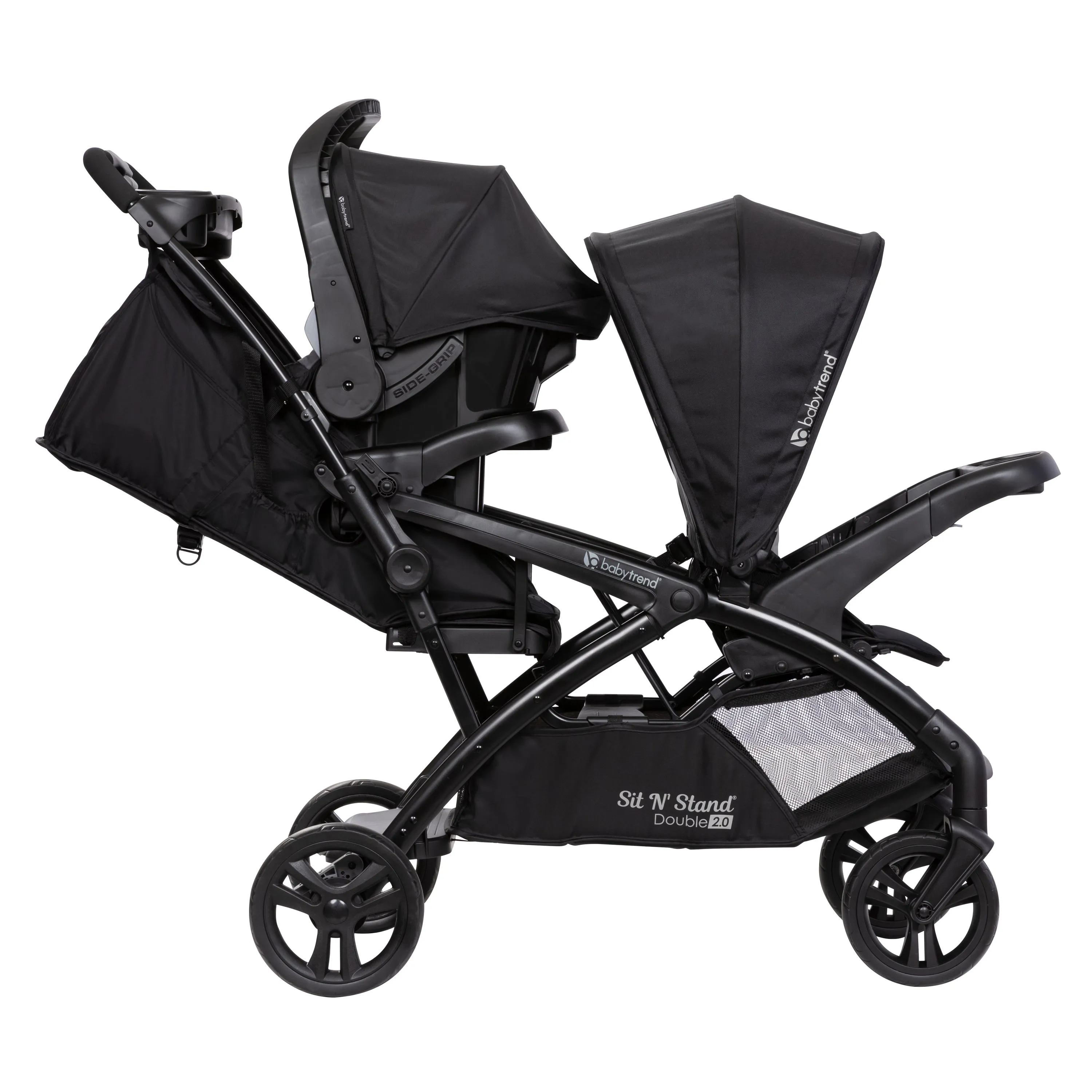 Sit N' Stand® Double 2.0 Stroller - Dash Black (Canada Exclusive)